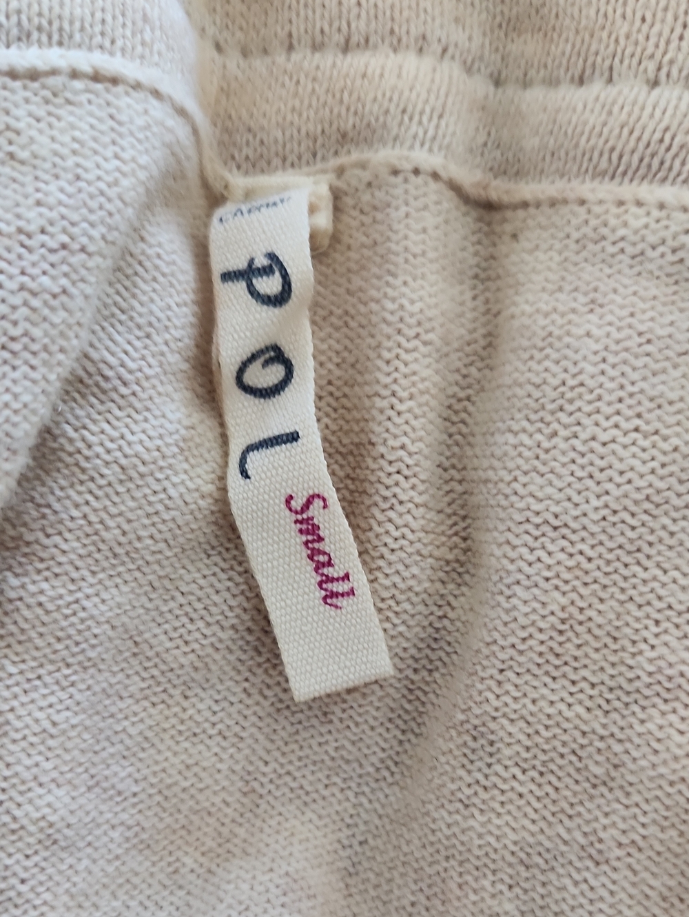 POL Light Tan Crochet Midi Skirt - Picture 8 of 8